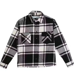 Off-white Pink diagonal stencil cross checkered flannel shirt
